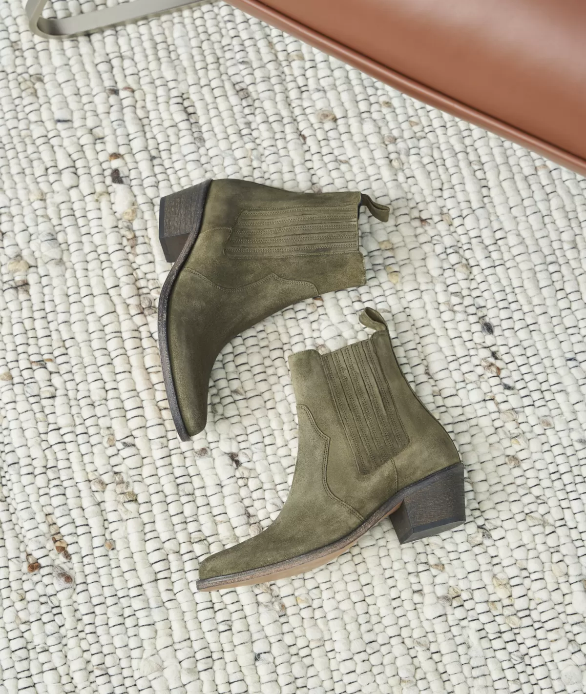 Sale BOTTINES FEMME EN DAIM Femme Boots