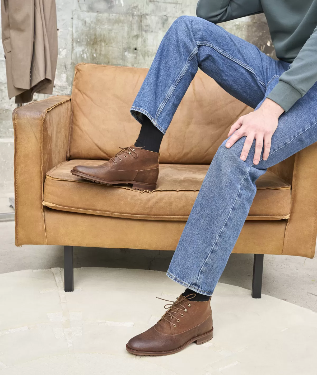 Best Sale Desert boots en cuir Homme Desert Boots
